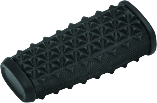 Kuryakyn Thresher shift peg in black for Victory Motorcycles, showing the textured grip and sleek design for motorcycle gear.