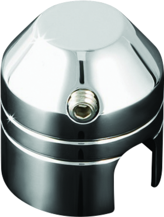 Kuryakyn Chrome Banjo Bolt Cover for Powersports Vehicles, part #2014, showing shiny chrome finish and detailed design