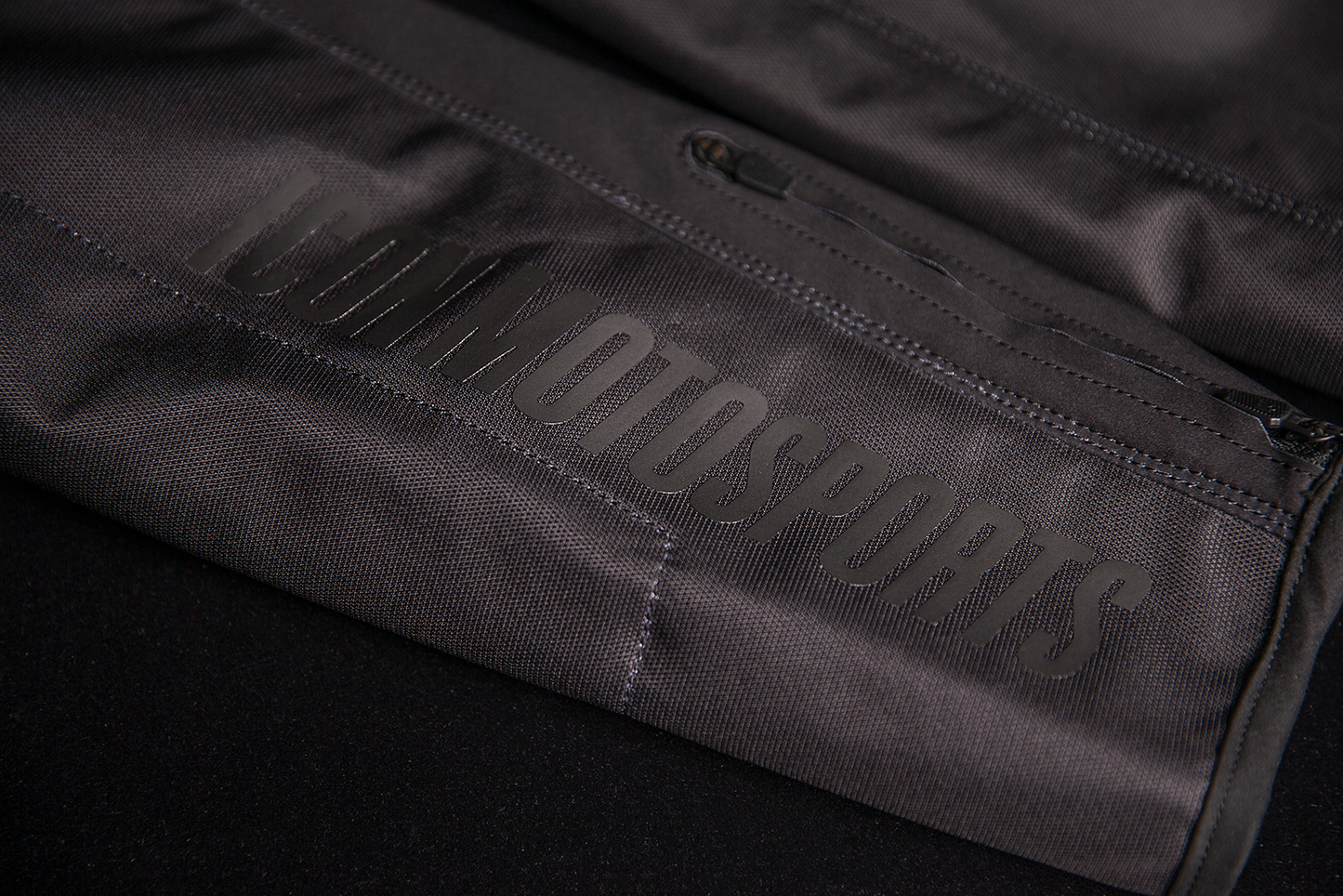 Black Bill's Exhausts ICON Airform jacket in small size, showing the sleek, lightweight design and zippered front.