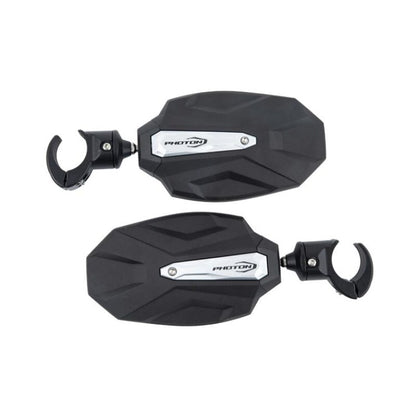 Seizmik Photon side view mirrors for UTVs, featuring sleek design and adjustable arms for enhanced visibility during off-road adventures.