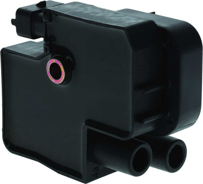 QuadBoss ignition coil for Polaris Ranger RZR XP 900 and Sportsman 700/800, showing the black coil with electrical connectors.