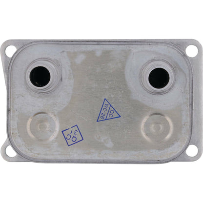 ALL BALLS OEM Polaris oil cooler, compact metal component with hoses for engine cooling system replacement.