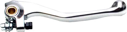 Motion Pro 14-9239 forged brake lever in polished aluminum, designed for OE fitment on motorcycle handlebars.