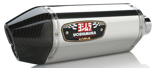 YOSHIMURA Yoshimura Exhaust Street R 77d Slip-On SS/SS CF motorcycle exhaust with stainless steel and carbon fiber components