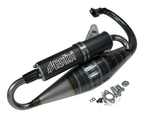 Polini 4 race exhaust prebug zuma - Howling Moto