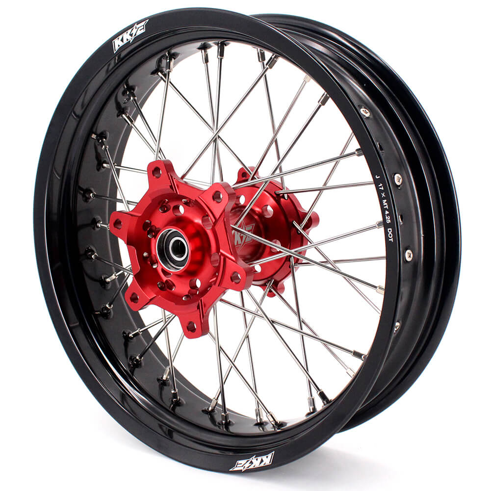 KKE 17 Inch Supermoto Spoke Alloy Wheels Rims For HONDA CRF250L 2013-2020 - Howling Moto