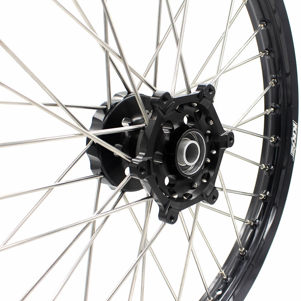 KKE 21 & 19 MX Spoked Wheels Fit SUZUKI RM125 1996-2007 RM250 1996-2008 - Howling Moto