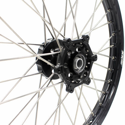 KKE 21 & 19 MX Spoked Wheels Fit SUZUKI RM125 1996-2007 RM250 1996-2008 - Howling Moto