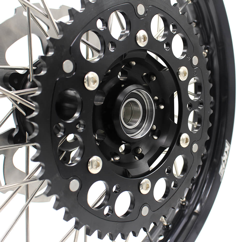 KKE 21 & 19 MX Spoked Wheels Fit SUZUKI RM125 1996-2007 RM250 1996-2008 - Howling Moto