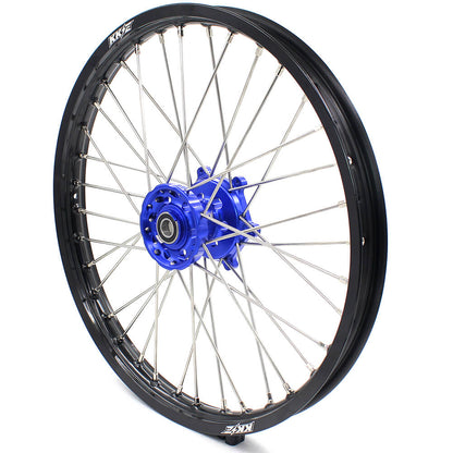 KKE 21 & 18 Enduro Wheels for YAMAHA WR250F 2017-2018 WR450F 2016-2018 Blue&Black  270mm Disc - Howling Moto