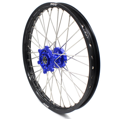 KKE 21 & 18 Enduro Wheels Rims Set for Yamaha WR250R 2008-2020 Blue&Black - Howling Moto