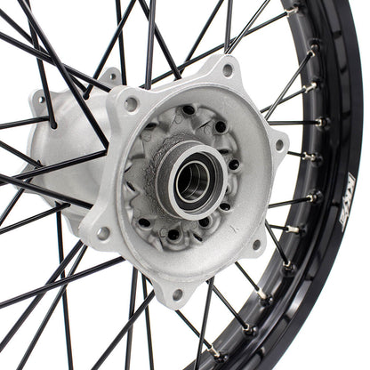KKE 21 & 19 Casting MX Wheels for YAMAHA YZ250F 2001-2021 YZ450F 2003 Silver - Howling Moto