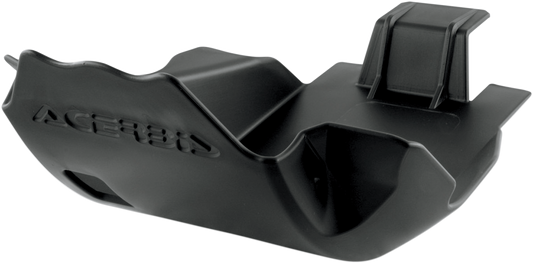 Black ACERBIS skid plate for CRF 250R/X motorcycle, designed to protect the body and engine area.
