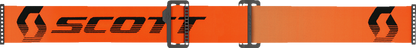 Scott Prospect Snow Cross Goggle in gray and orange with light-sensitive chrome lens, designed for winter sports and snowboarding.
