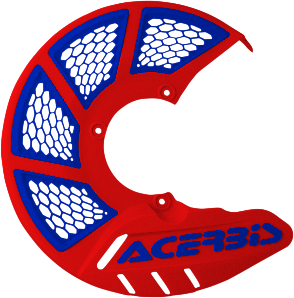 Acerbis X-Brake Disc Cover for Patriot motorcycle, black and silver body protection, featuring the Acerbis logo and design.