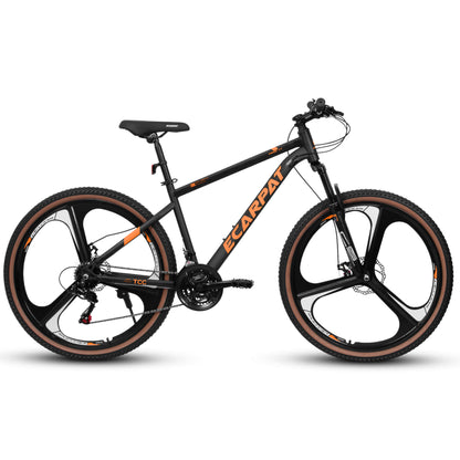 Hycline Ecarpat Cirge MTB bicycle with 27.5-inch wheels, featuring a sturdy frame and mountain bike tires for off-road riding.