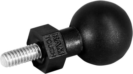 Bill's Exhausts RAM Mount ball mount with 1/4-inch base, suitable for engine applications, shown in the image.