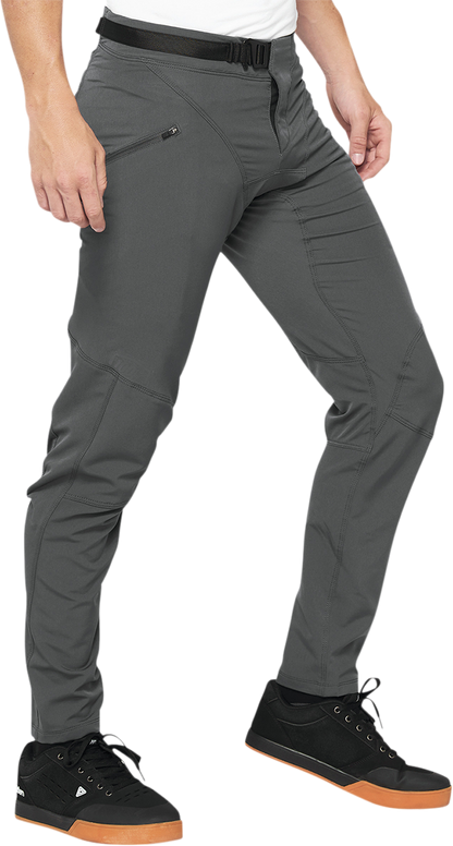 Bill's Exhausts 100% Airmatic Pants in charcoal, US size 32, showcasing the stylish, comfortable design and fabric details.