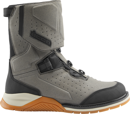 ICON Alcan Waterproof Boots - Gray - Size 11.5 3403-1252 - Howling Moto