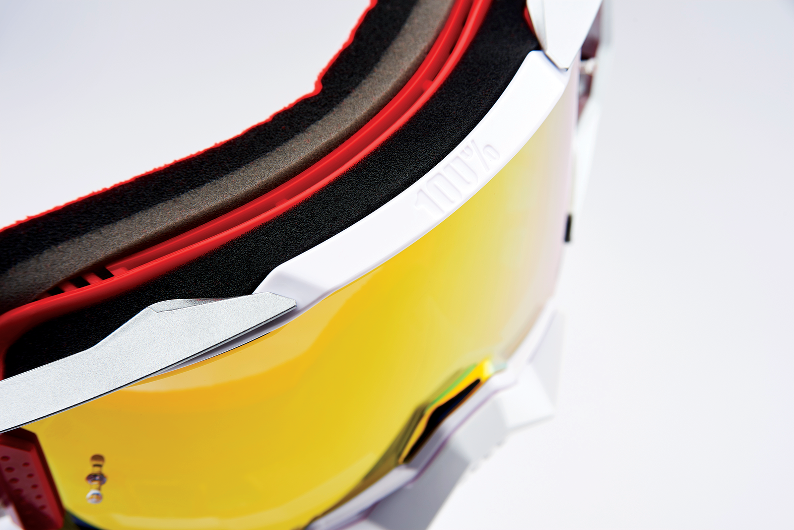 100% Armega Goggles - Lightsaber - Red Mirror 50005-00002 - Howling Moto