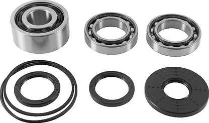 QuadBoss differential bearing and seal kit for Polaris RZR XP 4 1000 EPS, part #412647, showing components and packaging.