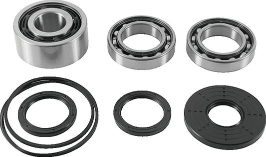 QuadBoss differential bearing and seal kit for Polaris RZR XP 4 1000 EPS, part #412647, showing components and packaging.