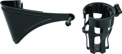 Kuryakyn Reflex drink holder for Harley-Davidson touring bikes, right side, gloss black, part #6487.
