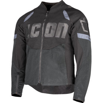 Bill's Exhausts ICON Contra3™ Black Jacket in 3XL, featuring a sleek design and durable fabric for motorcycle riding comfort.