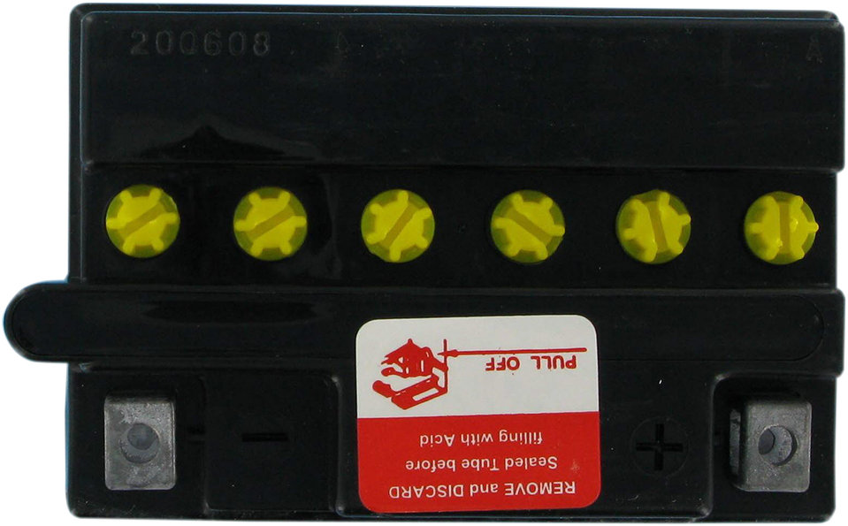 PARTS UNLIMITED 12N14-3A conventional automotive battery with black casing and terminals, designed for reliable vehicle power.