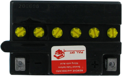 PARTS UNLIMITED 12N14-3A conventional automotive battery with black casing and terminals, designed for reliable vehicle power.
