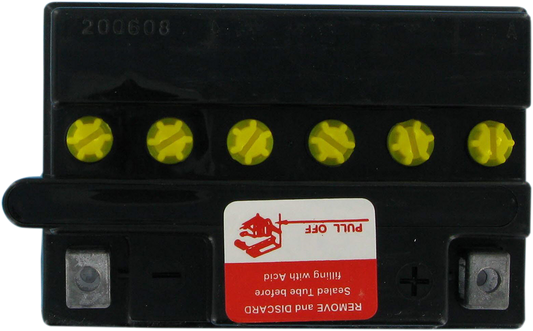 PARTS UNLIMITED 12N14-3A conventional automotive battery with black casing and terminals, designed for reliable vehicle power.