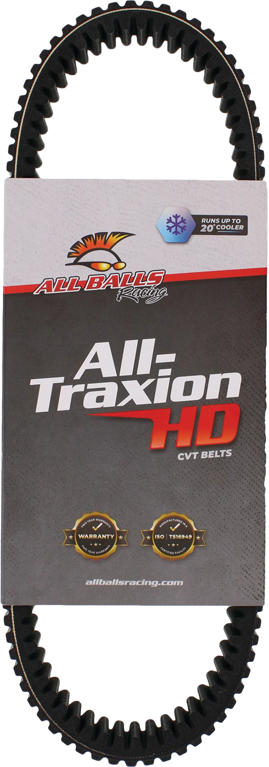 ALL BALLS, ALL BALLS CV Belt Yam Part Number 25-9024 for Improved Cooling and Durability