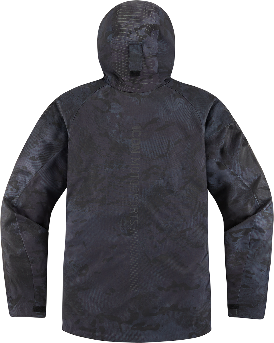 Bill's Exhausts ICON PDX3™ Jacket in dark camouflage, medium size, featuring a stylish camo pattern and jacket details.