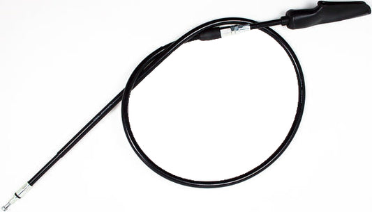 Motion Pro black vinyl clutch cable Part 05-0234 with detailed view showing its durable construction and fitting ends.