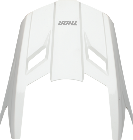 Whiteout visor kit for Thor Fleet helmets, model XS-M, part #0132-1852, featuring clear plastic visor with white accents.