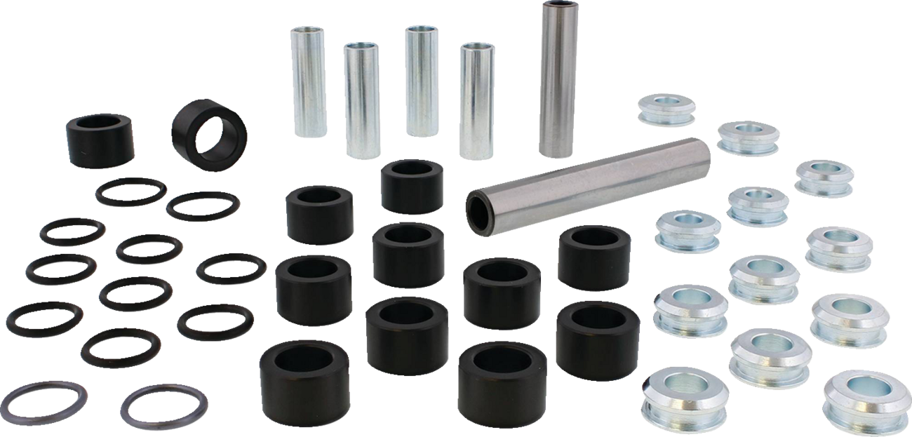 Moose Offroad rear suspension kit 50-1267 for A-arms and knuckle repair, shown with suspension components and hardware.