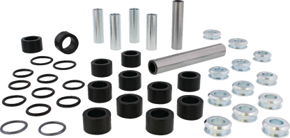 Moose Offroad rear suspension kit 50-1267 for A-arms and knuckle repair, shown with suspension components and hardware.