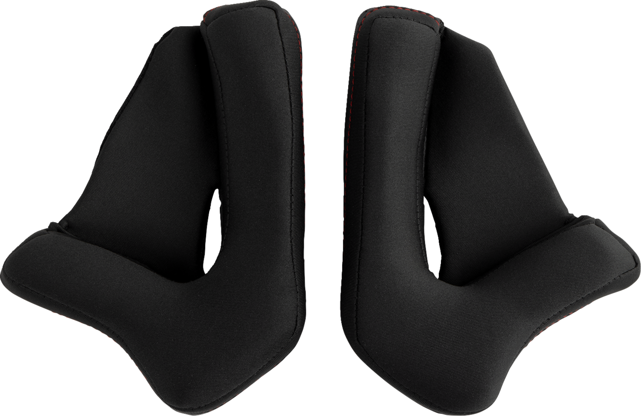 Black Z1R Road Maxx 2.0 cheek pads in size 2XL for Z1R helmets, replacement part with comfortable padding and secure fit.