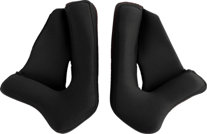 Black Z1R Road Maxx 2.0 cheek pads in size 2XL for Z1R helmets, replacement part with comfortable padding and secure fit.