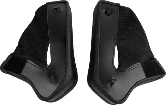 Black Z1R Road Maxx 2.0 cheek pads for 3XL helmets, showing the padded interior and brand logo for a secure fit.