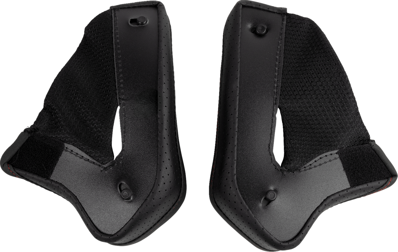 Black Z1R Road Maxx 2.0 cheek pads in 2XL size, replacement part designed for Z1R motorcycle helmets.