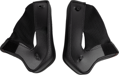 Black Z1R Road Maxx 2.0 cheek pads in 2XL size, replacement part designed for Z1R motorcycle helmets.