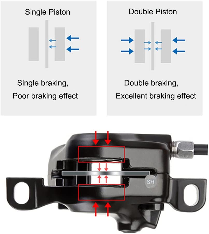 Shimano BR-MT200 Hydraulic Disc Brake Set - Howling Moto