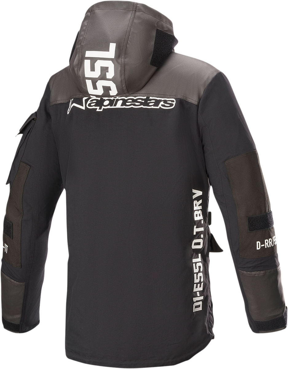 Black Alpinestars Daiji Jacket in small, showcasing the stylish design and details of this motorcycle jacket.