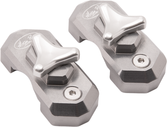 Motion Pro compression adjuster for Showa 49mm forks, part 11-0123, used to fine-tune motorcycle suspension performance.