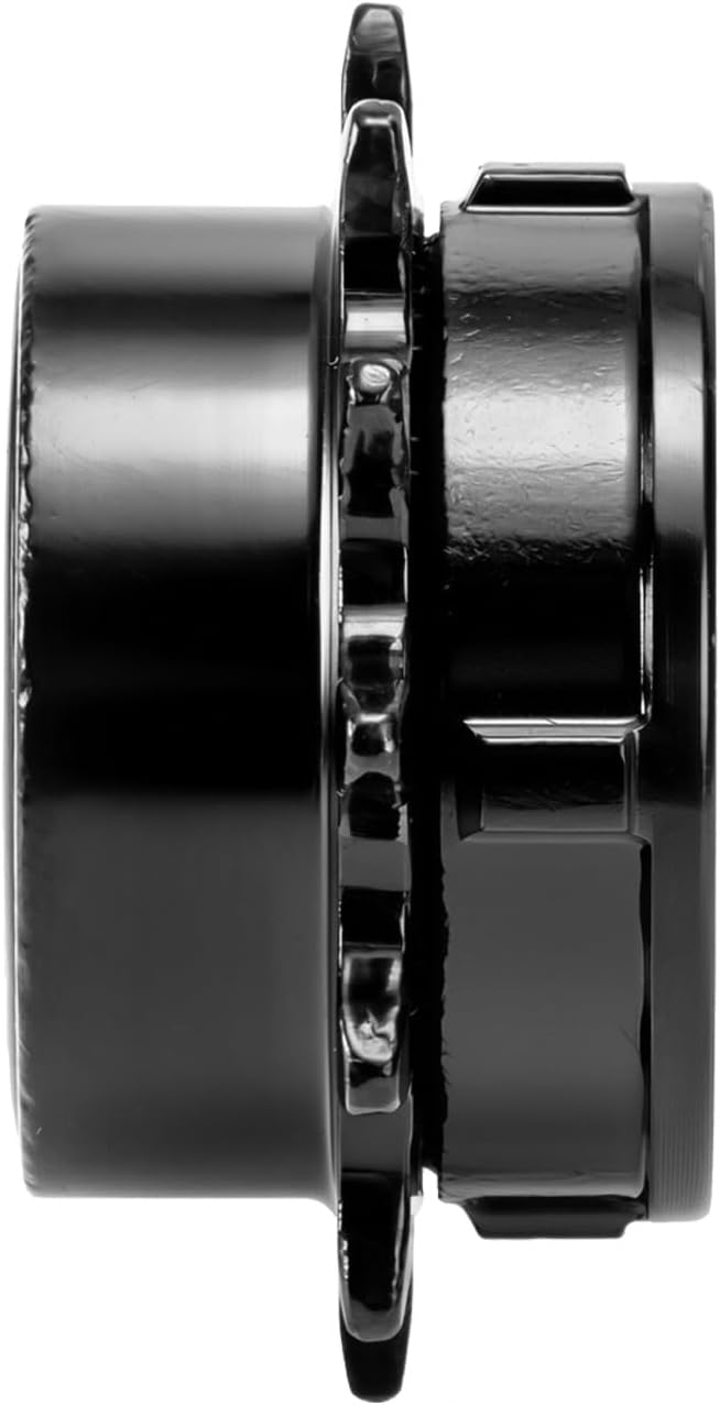 Hycline 12T/14T single speed bike freewheel for bicycles, showing metal gear with teeth and mounting threads.