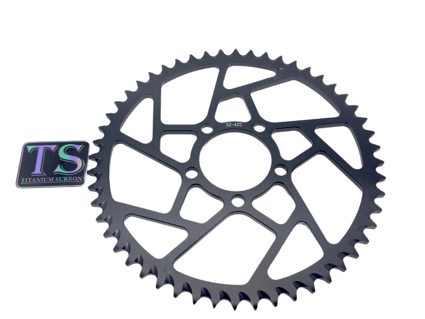 52 Tooth Hardened Aluminum 420 Sprocket for E-moto - Howling Moto