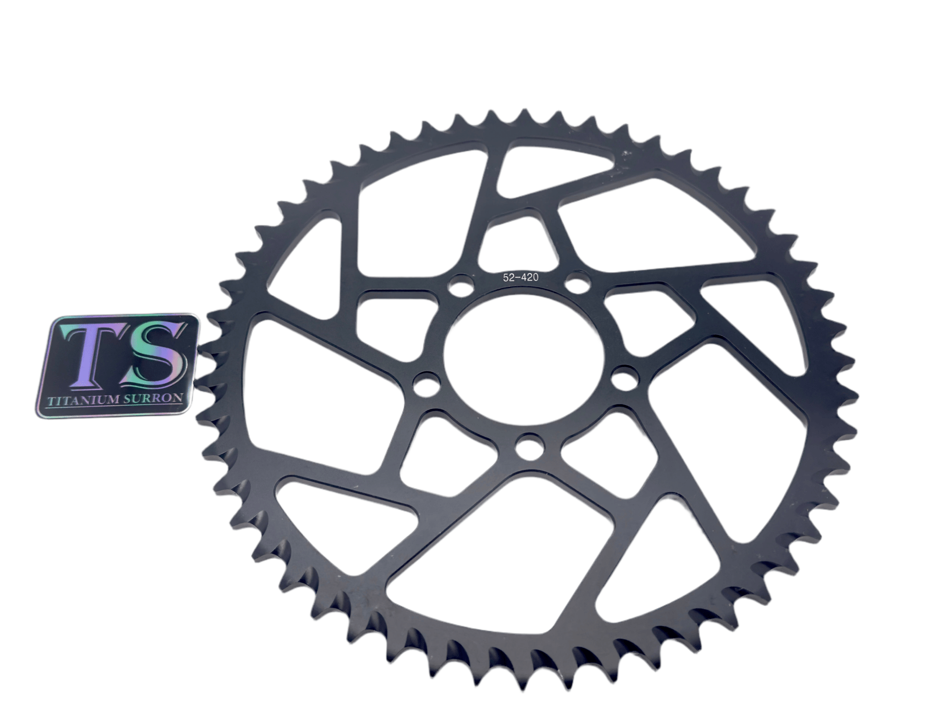 52 Tooth Hardened Aluminum 420 Sprocket for E-moto - Howling Moto
