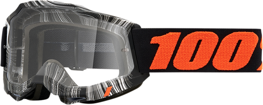 100% Accuri 2 Goggles - Geospace - Clear 50013-00008 - Howling Moto