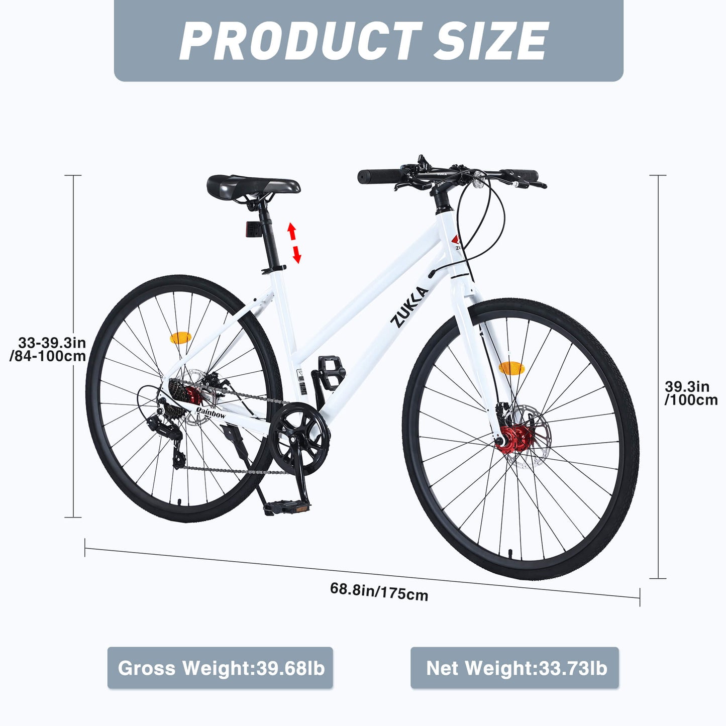 Hycline Zukka Slash 700x32C bicycle tire with black rubber tread and sidewalls, suitable for road or hybrid bikes.